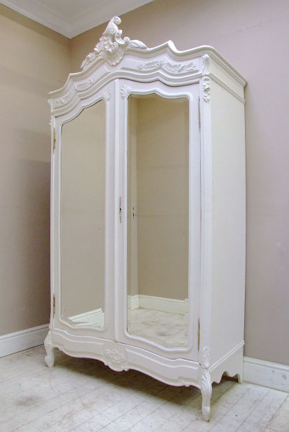 french antique extended armoire